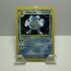 Pokemon Poliwrath Base Set Holo Rare 90HP Wizards 1999 Vintage Card English - Image 1