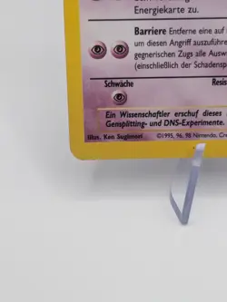 Pokemon TCG Mewtwo German Mewtu Base Set #10/102 Holo Foil Card - LP Condition - Image 4