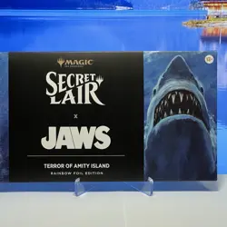 Secret Lair JAWS FOIL MtG New Sealed 2025 Terror of Amity Island Sneak Attack - Image 1