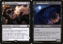 2x Curse of Leeches // Leeching Lurker - Foil MID NM MTG - Image 1