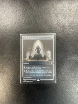 Idol of Oblivion - Etched Foil - 607 - NM - Rare - Commander Masters MtG - Image 1