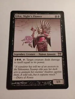 MTG Kiku, Night's Flower Champions of Kamigawa Regular Magic The Gathering - Image 1