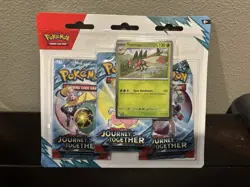 Pokemon Journey Together - Yanmega 3-Pack Booster Blister Factory Sealed - Image 1