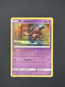 Pokemon Tcg Mr. Mime #11 Pokemon Detective Pikachu - Image 4