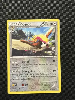 Pokemon XY Flashfire - Pidgeot - 77/106 - Reverse Holo Rare - MP - Image 2