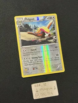 Pokemon XY Flashfire - Pidgeot - 77/106 - Reverse Holo Rare - MP - Image 3