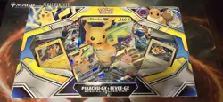 Pokemon Pikachu GX & Eevee GX Special Collection Box SEALED - Image 1