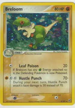 2005 Pokemon EX Deoxys Breloom [Holo] #3/107 NM MT Wow Amazing - Image 1