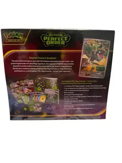 ME03 Perfect Order Pokemon Center Elite Trainer Box ETB In Hand (small Hole) - Image 4