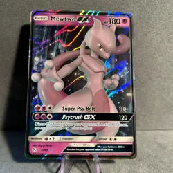 Mewtwo GX 31/68 Holo Hidden Fates Pokemon NM - Image 1