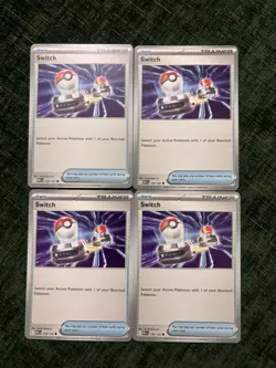 x4 Switch 130/132 - Mega Evolution - Pokemon - NM/M English - Image 1