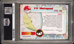 Metapod #11 Topps Pokemon Series 1 Green Logo 1999 - PSA 10 GEM MINT - Image 2