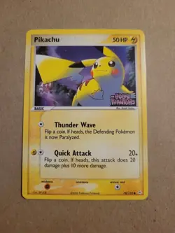 Pokemon TCG Pikachu Reverse Holo EX Holon Phantoms 78/110 English - Image 1