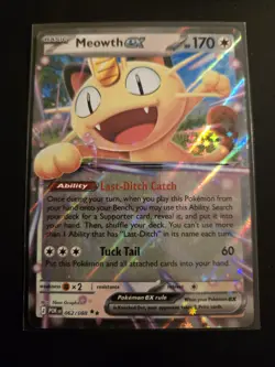 Pokemon Meowth Ex 062/088 Double Rare Perfect Order POR NM+ - Image 1