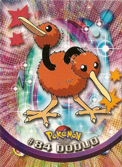 Doduo 84 - Topps Pokemon Series 2 NM - Image 1