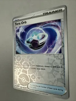 Pokemon TCG * SV Surging Sparks * 189/191 Tera Orb U * REVERSE HOLO * FRESH PK - Image 2