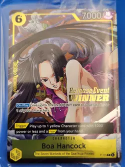 One Piece Boa Hancock Kami's Island OP15-EB04 Release Event Winner P-115 Sealed - Image 1