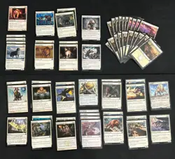 Pauper White Cats and Dogs - MTG Magic 60 Card Deck - Image 1