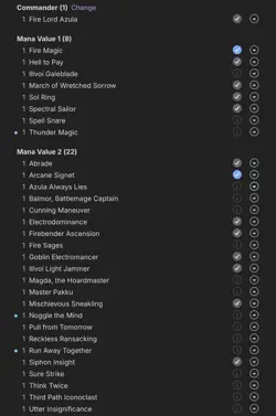 Custom MtG EDH feat. Fire Lord Azula (Blue Black Red) - Image 5