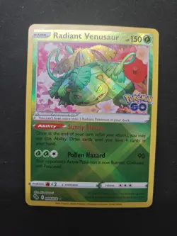 Radiant Venusaur 004/078 Pokemon GO Holo - Image 1