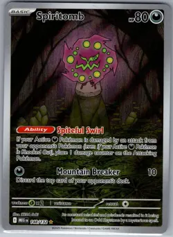 Spiritomb 148/132 ME01: Mega Evolution - Pokemon Card - NM - Image 1
