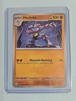 2023 Machoke 67/165 - Sacrlet & Violet 151 - NM/MINT Pokemon TCG - Image 2