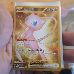 Mew ex 205/165 Sv: Scarlet & Violet 151 Holo Gold Pokemon Hyper Secret Rare Full - Image 3