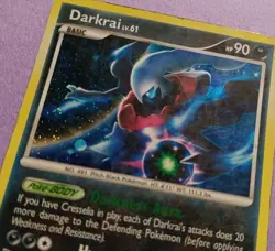 Pokemon - Darkrai DP52 - Diamond & Pearl Black Star Promos - Vintage 2009 - HP - Image 2