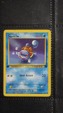 Pokemon TCG Squirtle 60/82 & Dark Wartortle 46/82 1st Edition 2000 Team Rocket - Image 3