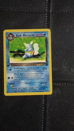 Pokemon TCG Squirtle 60/82 & Dark Wartortle 46/82 1st Edition 2000 Team Rocket - Image 5