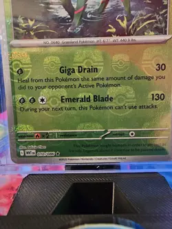 Pokemon Virizion 010/086 SV: White Flare Master Ball Pattern Rare Holo TCG - Image 3