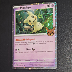 Pokemon TCG - Mimikyu Trick or Trade 2024 with awesome swirl! NM Free ship! - Image 2