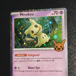 Pokemon TCG - Mimikyu Trick or Trade 2024 with awesome swirl! NM Free ship! - Image 4