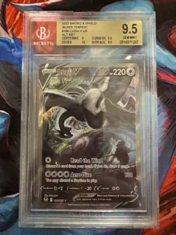 Pokemon Lugia V Alternate Full Art 186/195 Silver Tempest BGS 9.5 - Image 1
