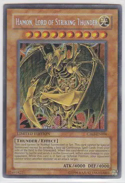 JP) Yugioh - Konami - Yu-Gi-Uh! - Hamon, Lord of Striking Thunder - CT03-EN006 - Image 1