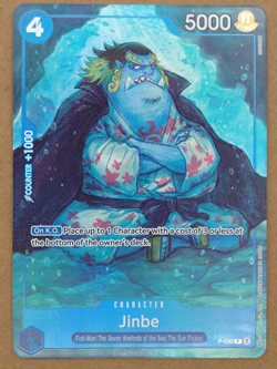 Jinbe P-030 P Promo Foil ENGLISH NM One Piece - Image 2