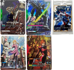 Gundam card Game Newtype Rising GD01 parallel set promo - Image 1