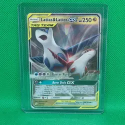 2019 Latias & Latios GX 113/181 Holo Rare GX Team Up Pokemon TCG Near Mint Card - Image 1