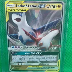 2019 Latias & Latios GX 113/181 Holo Rare GX Team Up Pokemon TCG Near Mint Card - Image 2