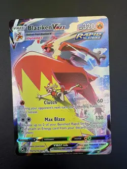 Blaziken VMax TG15/TG30 Silver Tempest Pokemon Card - Image 1