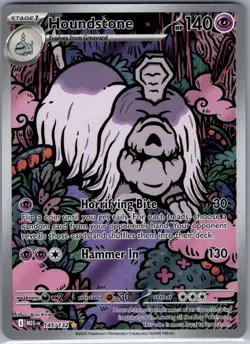 Houndstone 145/132 ME01: Mega Evolution - Pokemon Card - NM - Image 1