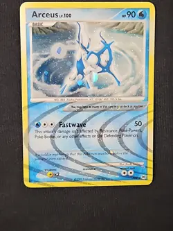 Pokemon TCG Arceus AR4 2009 Platinum Holo Rare Card - Image 1