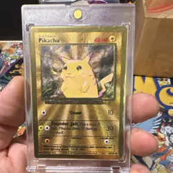 Pokemon TCG Pikachu 058/102 Miscellaneous Promo Foil Metal Card - Image 3