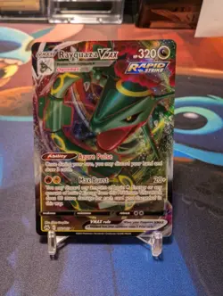 Rayquaza VMAX 102/159 Holo Sword & Shield Crown Zenith Pokemon TCG Card - Image 1