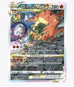 Pokemon Charizard VSTAR SWSH262 Sword & Shield Promo Holo VSTAR 280HP Card - Image 1