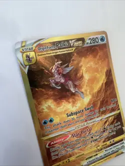 English Pokemon TCG Origin Forme Palkia VSTAR GG67/GG70 Crown Zenith Card Holo. - Image 3