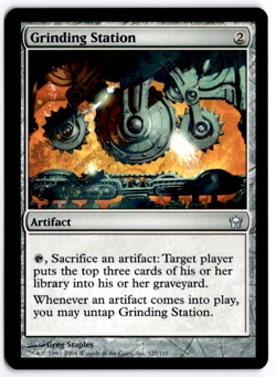 MTG Magic the Gathering Grinding Station (127/165) Fifth Dawn NM Artifact - Image 1