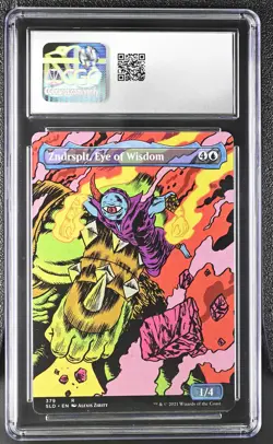 ZNDRSPLT, EYE OF WISDOM Secret Lair Display Commander Heads I Win CGC 8 MTG - Image 2