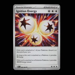 Pokemon TCG Ignition Energy 086/086 White Flare Uncommon Card 2025 NM - Image 1
