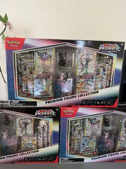 Pokemon TCG Prismatic Evolutions Premium Figure Collection New And Sealed ✅ - Image 1